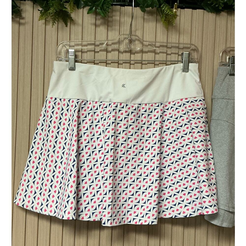Kyodan UPF 50+ Wide Waist Flared Golf Skort 2-Piece Set Size M - Picture 3 of 10